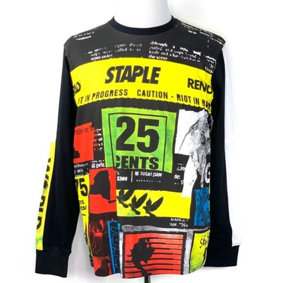 Staple Other - STAPLE Graphic T-Shirt Long Sleeve